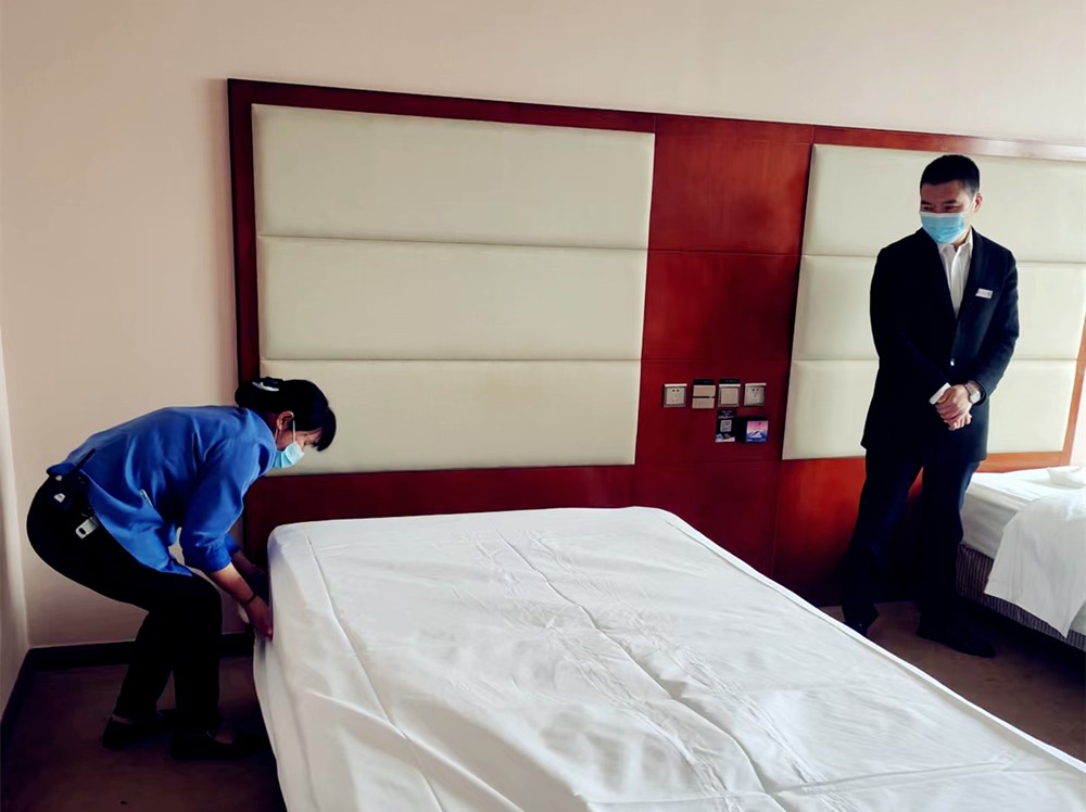 集美酒店｜客房部技能比賽 服務(wù)才是硬道理