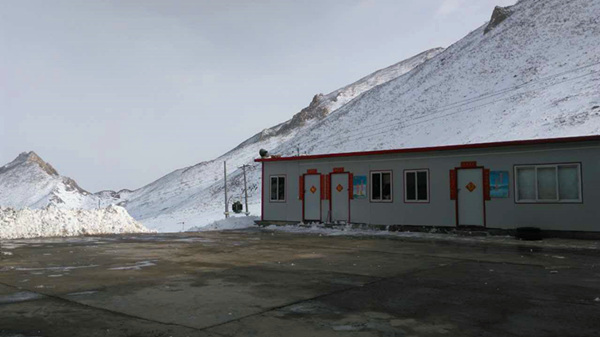 青海銅鑫礦業(yè)有限公司礦區(qū)下雪了